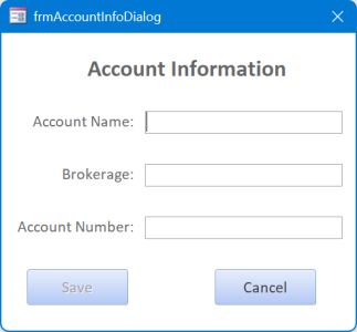 Account Info