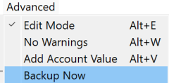 Backup Now
